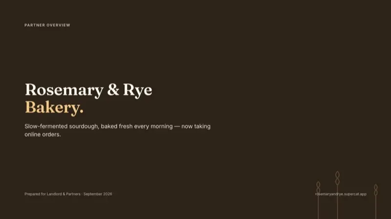 Partner presentation · PPTX — Rosemary & Rye